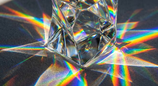 Abstract Glass Prism