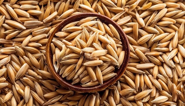 Oat Seeds Background