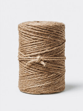Spool of Twine: A tightly wound spool of natural fiber twine, ready for crafting or securing.