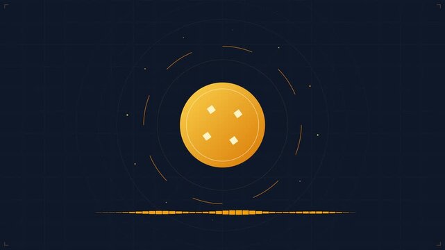 Responsive Digital Assistant Icon Animation with Pulsing Glow