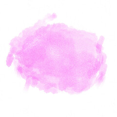 Fototapeta premium Soft Pink Watercolor Brush Stroke Abstract Background Isolated on White