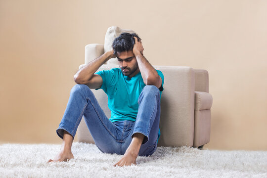 Landscape of a man in stress