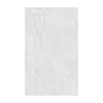 White Crumpled Texture Receipt Paper 