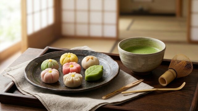 Authentic Japanese Sweets and Matcha Tea