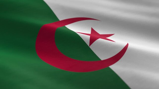 Algeria - waving flag loop	