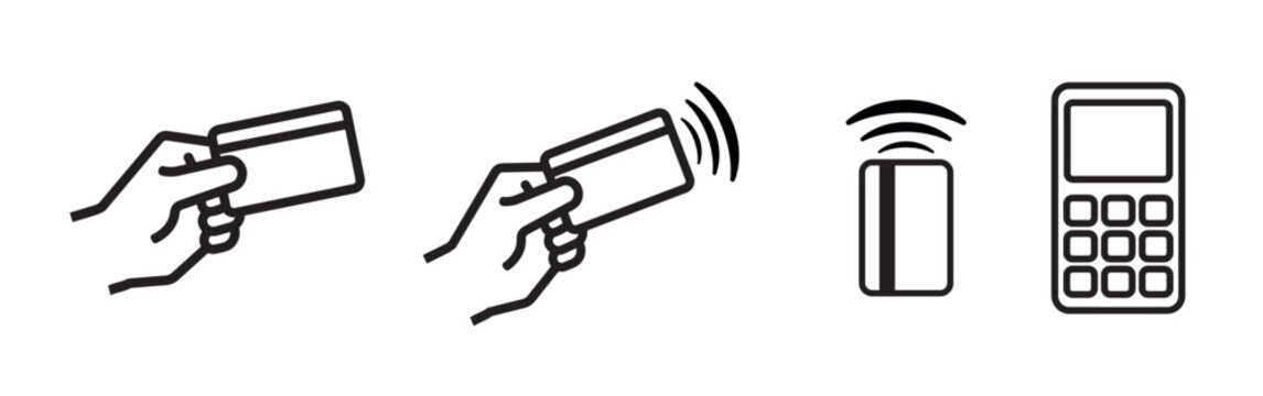 credit card icon on white background