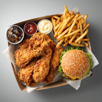 fast food combo box