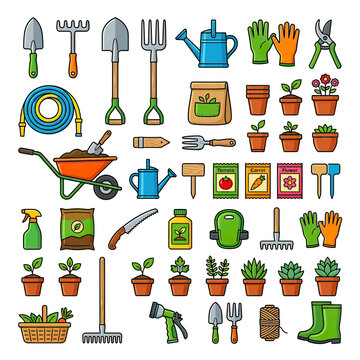 Gardening Tools and Supplies Collection