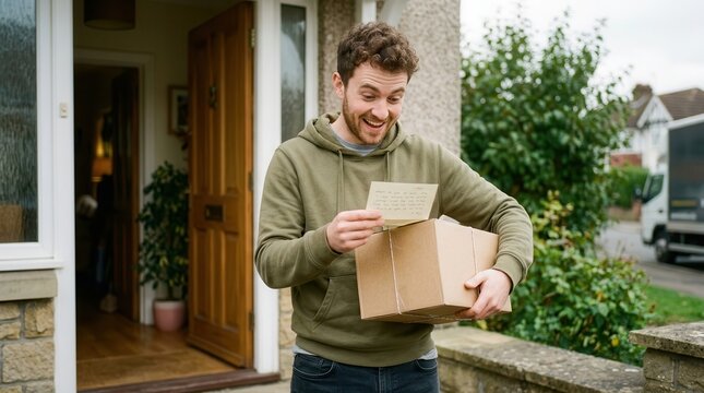 Man Receives an Unexpected Package and Heartfelt Letter on His Doorstep