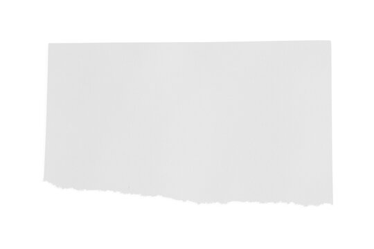 white sheet of paper on a transparent background