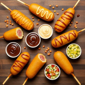 Golden Corn Dog Symphony