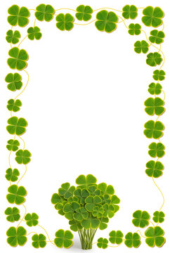 Frame With Clover Leaf