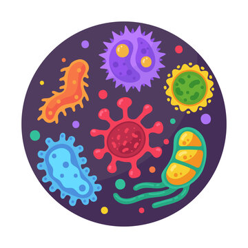 Exploring the unseen colorful diverse bacteria, viruses, and microorganisms for science and health.