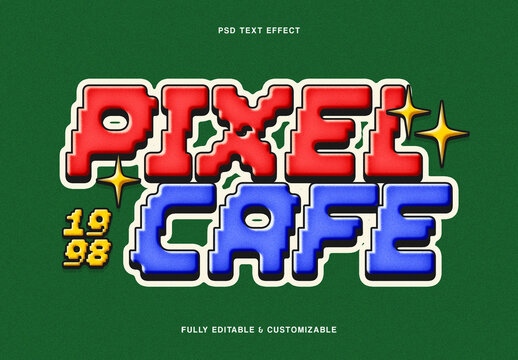 Retro 8-Bit Gaming Text Effect