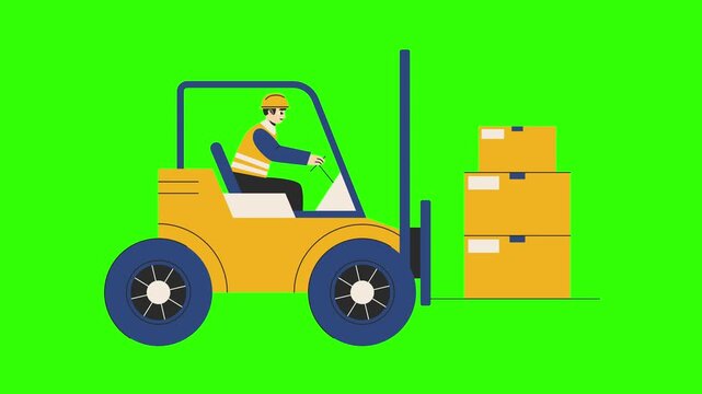 forklift truck and forklift