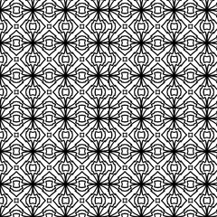 Fototapeta premium Black and White Geometric Pattern Design