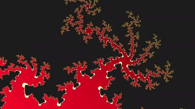 Mandelbrot Fractal Branching Pattern Diagram
