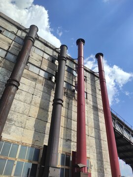chimney of a factory