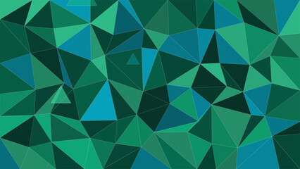Obraz premium Geometric Polygon Gradient Background with Low Poly Triangles and Crystal Facets Variation