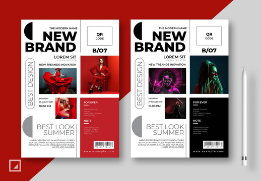 New Brand Poster Layout