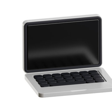 Laptop Computer 3D Icon