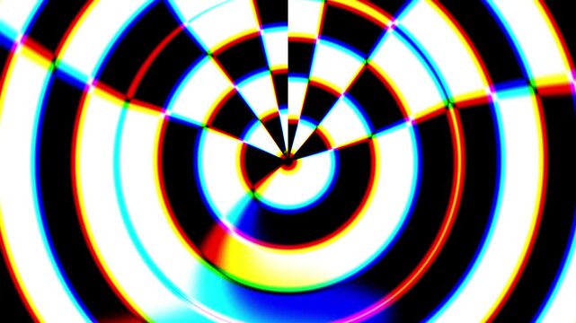 Spiral checkerboard grid pattern spinning animation