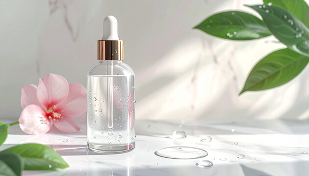 Hydrating Skincare Serum with Flowers