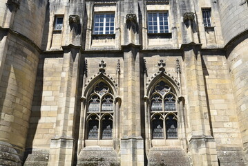 Fototapeta premium Façade gothique à Poitiers. France