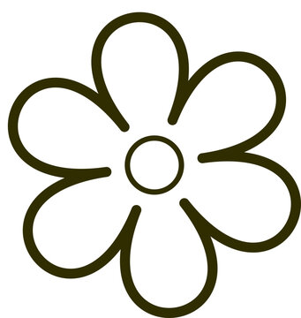Groovy hippy daisy flowers