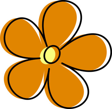 Groovy hippy daisy flowers