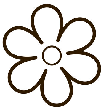 Groovy hippy daisy flowers