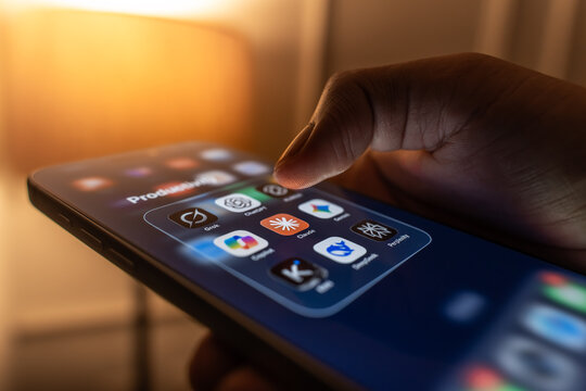 AI apps logo is displayed on the screen of a smartphone, in Bangalore, India, on July 30, 2026
