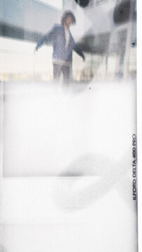 Vertical Film Burn Transition 01