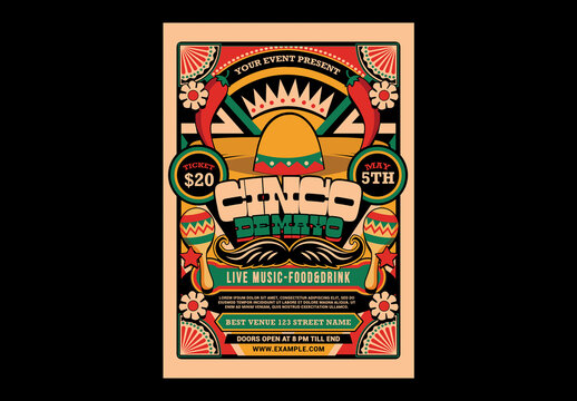 Cinco De Mayo Flyer