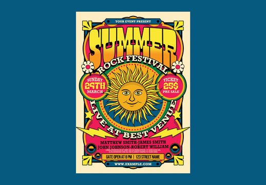 70's Retro Rock Music Festival