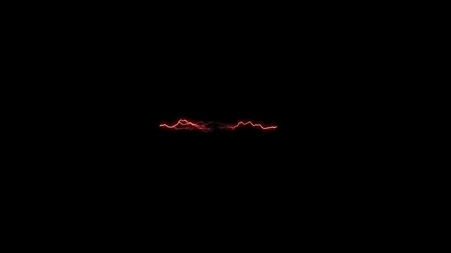Electric storm lightning bolt overlay with dramatic thunder flash, dynamic storm, Lightning strikes across dark sky in time lapse footage sequence, cartoon explosion overlay, on black background 4k