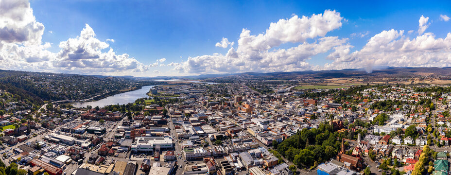 D Tas Launceston CBD short panorama