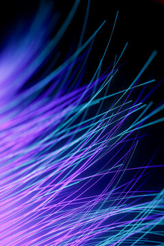 3D Dynamic Light Fiber Burst