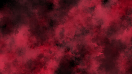 Obraz premium Atmospheric maroon red smoke mist texture layout for dark fantasy artwork.