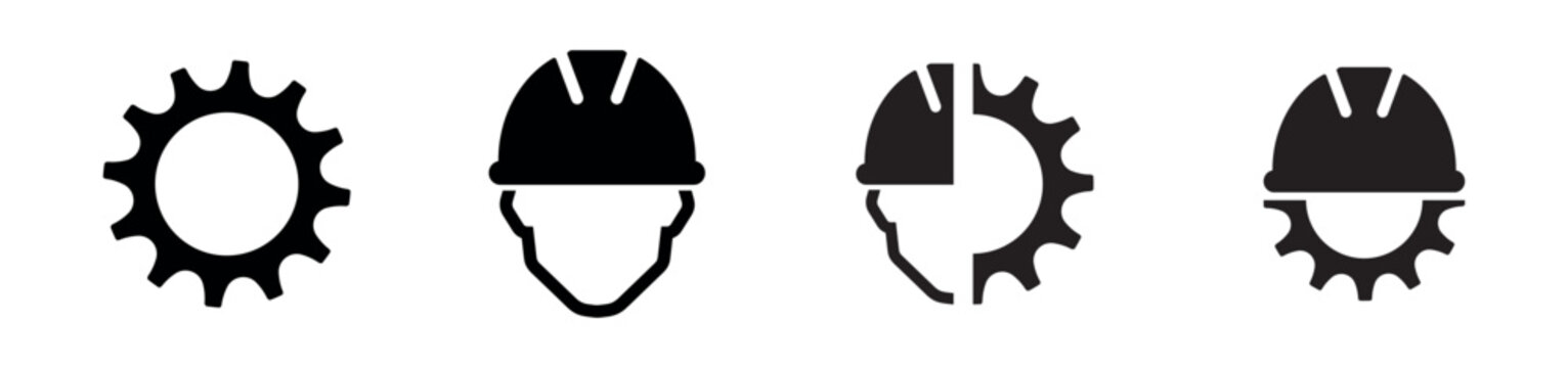 vector illustration of a construction worker