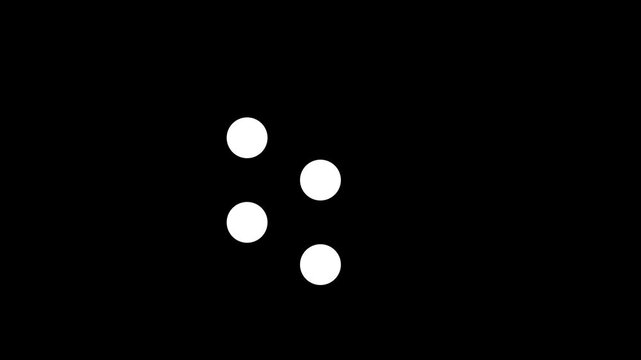 animated circle dot rotating loading gif video icon