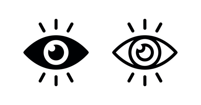 Vision visibility eye icon