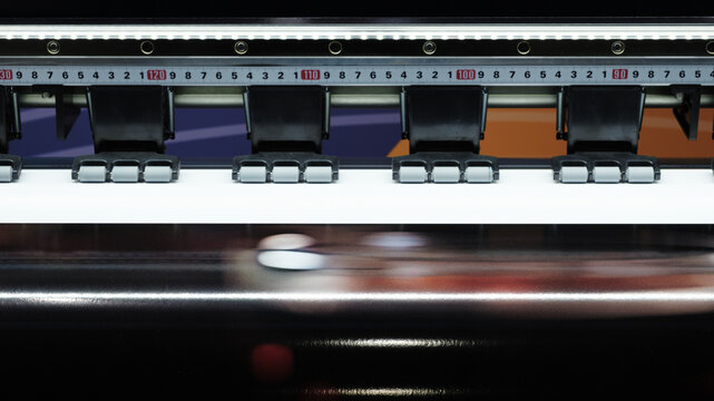 Industrial printing modern digital inkjet printer Industrial printing modern digital inkjet printer, color test