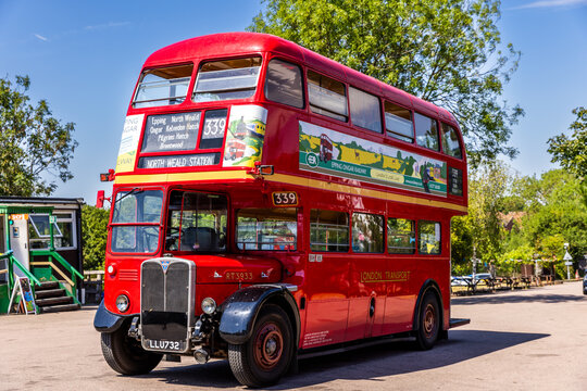 The AEC Routemaster is a front-engined double-decker bus that was designed by London Transport and built by the Associated Equipment Company (AEC) and Park Royal Vehicles. Shot  12 July 2026.