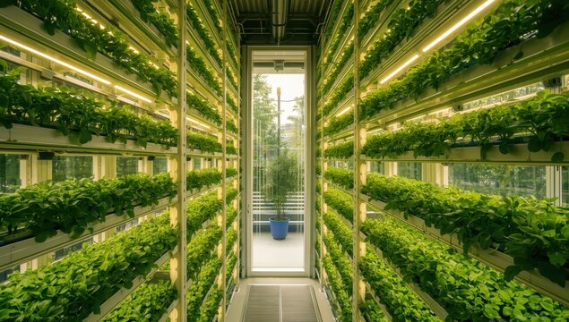 Vertical farming systems using hydroponics