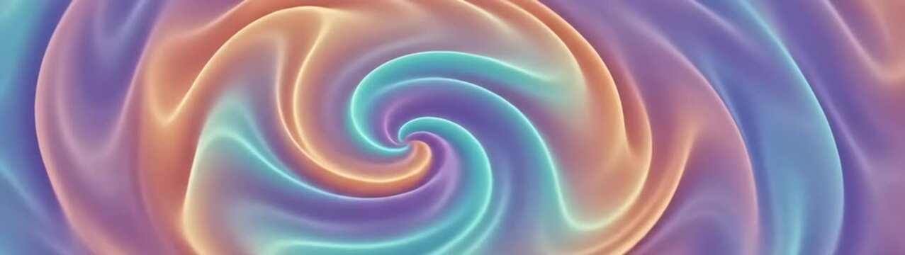 Soft purple and peach gradient generating a calm surface Swirling colors creating a hypnotic design.