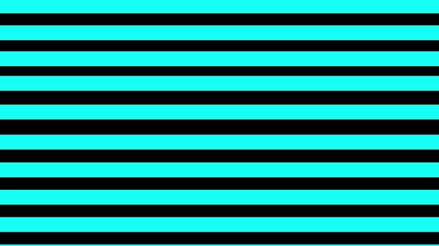 cyan and Black Horizontal Stripes Pattern Background Animation Motion Graphics