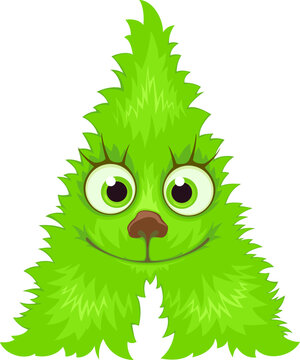 Alphabet . Cute monster letter.Cyrillic alphabet.	
