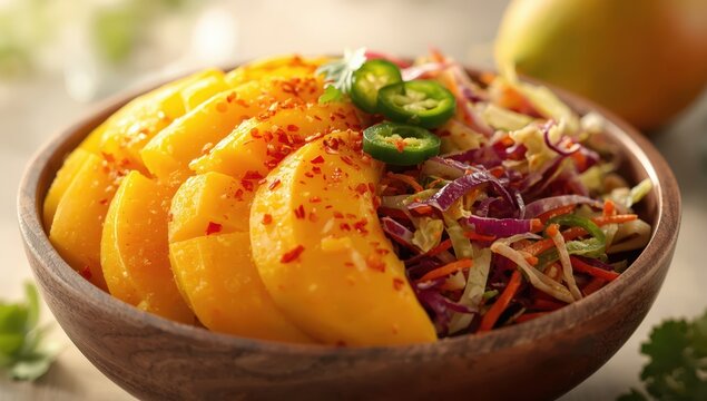 zesty mango salad
