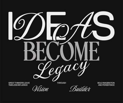 Modern retro typography quotes design, vector packs for t-shirt and print, Urban streetwear style graphic tee and poster, Motivational inspirational quote for clothing brand, apparel. Aesthetic letter